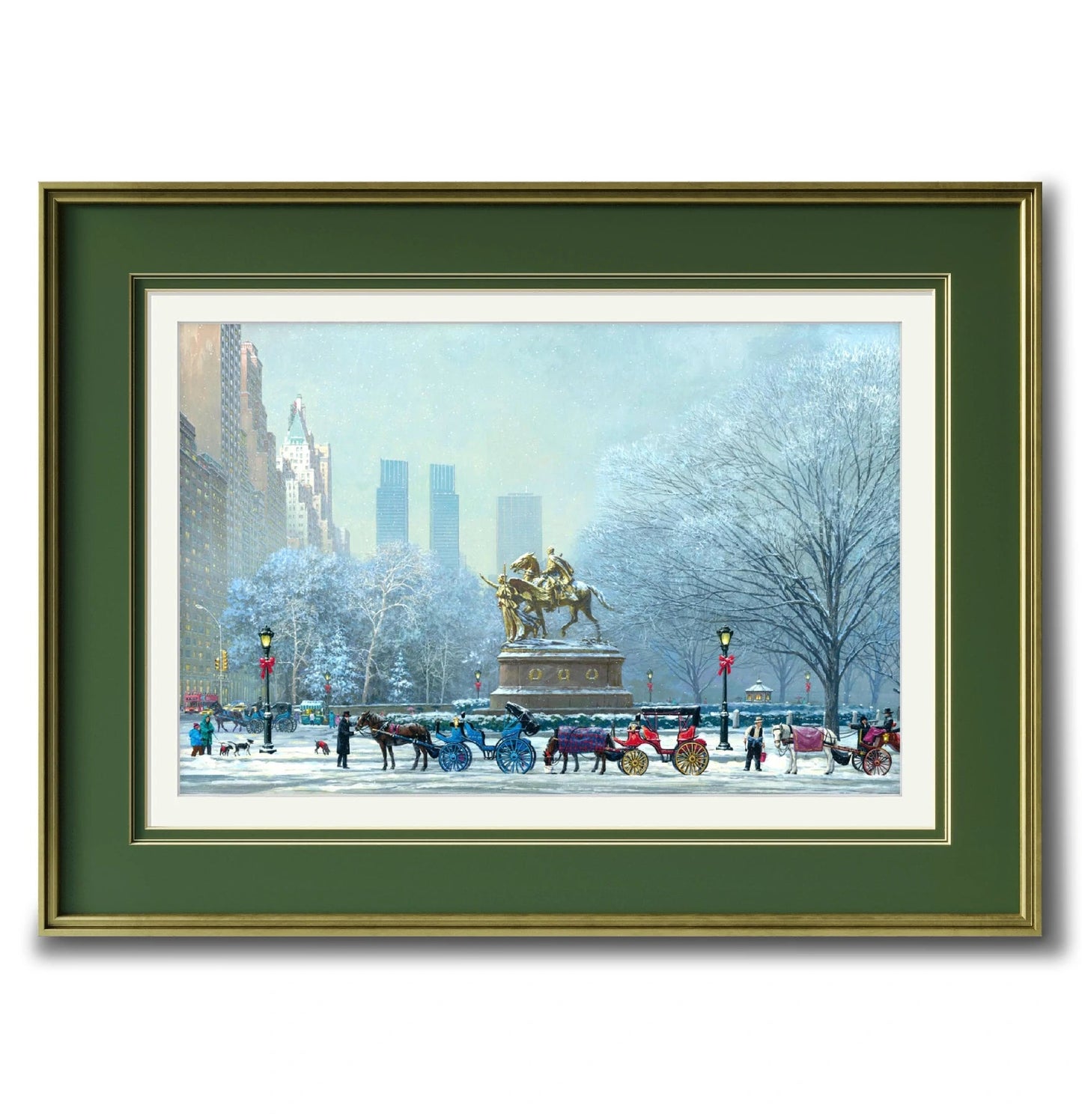Central Park South (UNFRAMED) by Alexander Chen - 11.5" x 17.5" Seriolithograph - Artman
