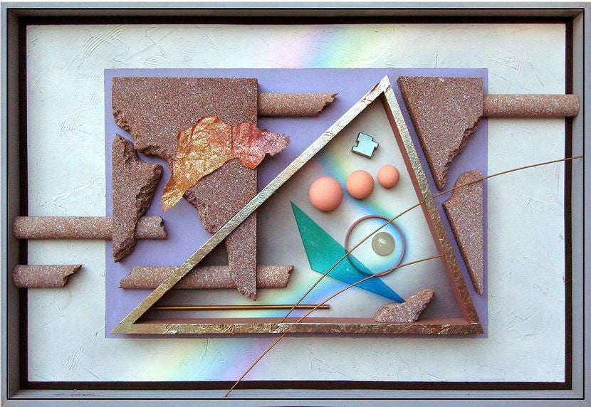 Ken Shotwell - 3D Abstract II (UNFRAMED) 50 x 26 x 4 inches