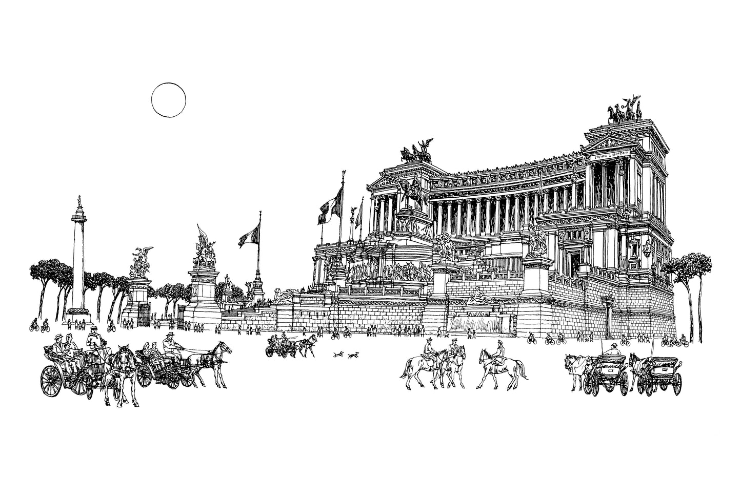Rome Vittorio Emanuele II Monument