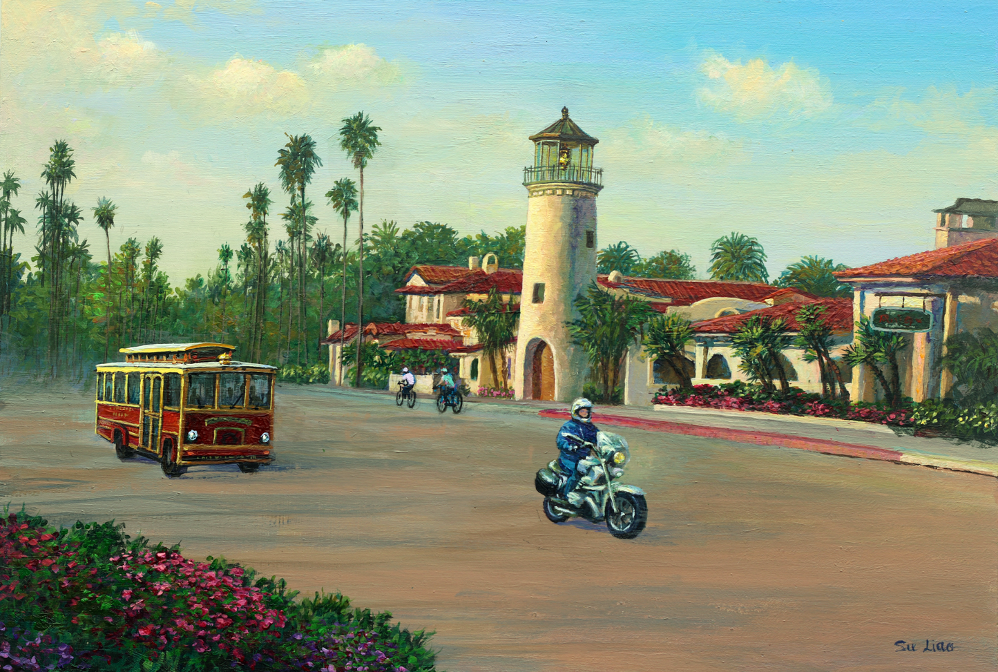 Su Liao - Santa Barbara Morning (UNFRAMED)