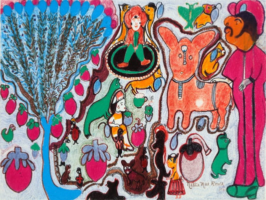 An Exhibition in Atlanta Pays Tribute to the Late Artist Nellie Mae Rowe, a Self-Taught Visionary Whose Imagination ‘Exploded Onto Paper’