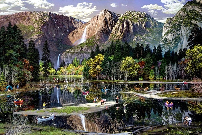 Throw Back Thursday - Alexander Chen's "Yosemite Fall"