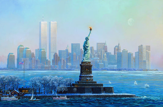 Alexander Chen - I Love New York (UNFRAMED) - 11.5" x 17.5" Seriolithograph - Artman