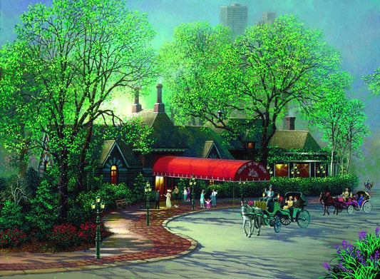 Alexander Chen - Tavern on the Green (UNFRAMED) - 11.5" x 17.5" Seriolithograph - Artman