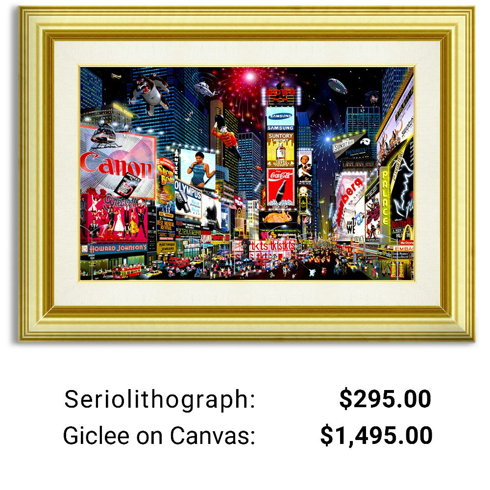 Alexander Chen - Times Square Parade (UNFRAMED) - Giclee | Seriolithograph - Artman