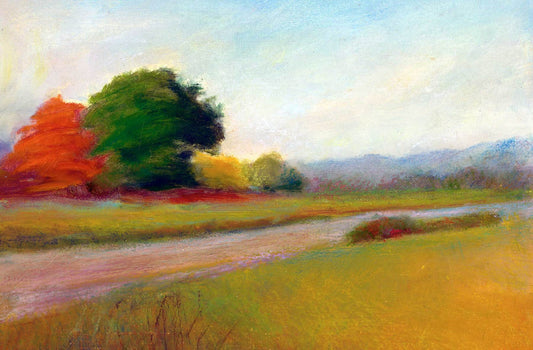 Elaine Binder - Driving Through the Country (UNFRAMED) - 16" x 24" - Giclee on Museum Stretched Canvas