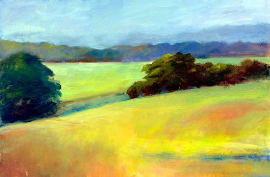 Elaine Binder - Fields and More Fields (UNFRAMED) - 16" x 24" - Giclee on Museum Stretched Canvas