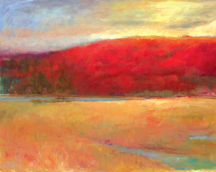Elaine Binder - It's Autumn (UNFRAMED) - 16" x 24" - Giclee on Museum Stretched Canvas
