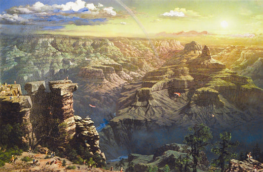 Grand Canyon (UNFRAMED) by Alexander Chen - 11.5" x 17.5" Seriolithograph - Artman