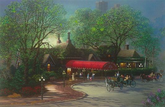 Tavern on the Green (UNFRAMED) by Alexander Chen - 11.5" x 17.5" Seriolithograph - Artman